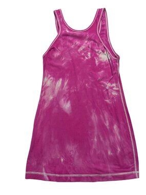 Lululemon Tie-Dye Pink & White Tank Top EUC Stretchy & Lightweight Cus